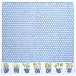 SCANquilt utěrka FROTÉ květináče modrobílá 50 x 50 cm – Zboží Mobilmania