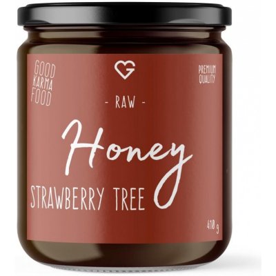 Goodie Planikový med Strawberry Tree honey RAW 410 g – Sleviste.cz