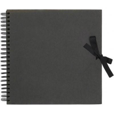 WEST DESIGN PRODUCTS LIMITED West Design Album kroužkové se stuhou 30 × 30 cm (200 g/m2, 42 listů) - černé – Zboží Živě