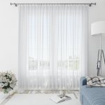 Záclona Voál Cecílie bílá s olůvkem š.300cm-zbytek 3,35m - řasící stuha 2,5cm VDLB/W-300 – Zboží Mobilmania