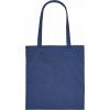 Nákupní taška a košík Printwear Bavlněná nákupní taška s dlouhými uchy, modrá námořní, 38x42 cm