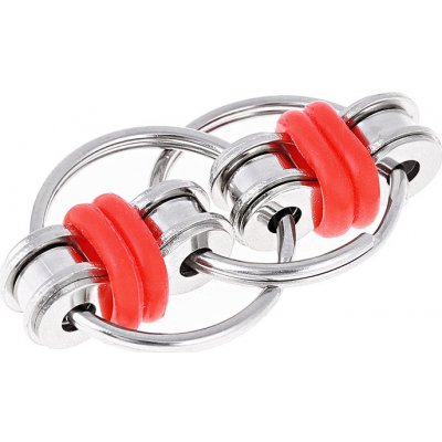 Antistresová hračka Fidget Flippy Chain červený – Sleviste.cz