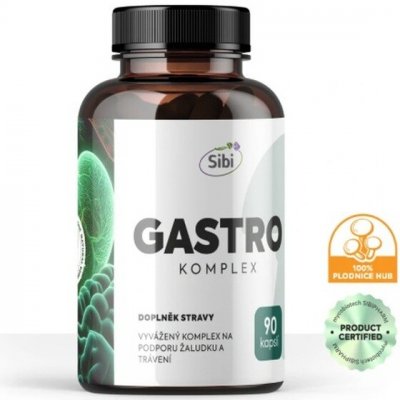 Sibi Gastro komplex houbové extrakty 500 mg 90 kapslí – Hledejceny.cz