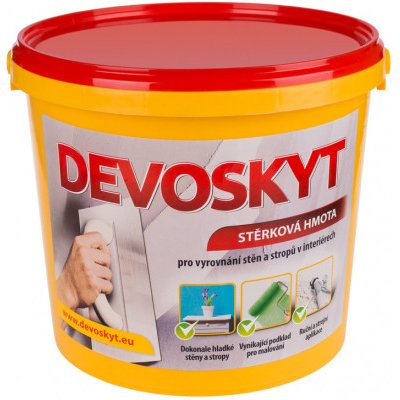 Devoskyt hrubost 2, stěrková hmota do interiéru, 5 kg – Zbozi.Blesk.cz