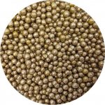 Cukrovo-rýžové perly zlaté 5mm 80g - I LOVE CAKES – Zboží Dáma