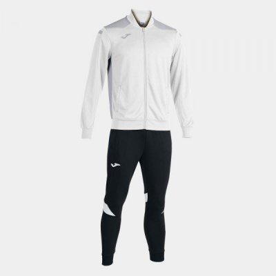 Joma Championship VI Tracksuit White Gray black – Zboží Mobilmania