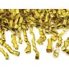 Konfeta a serpentýna vystřelovací konfety spirálky zlaté 60 cm
