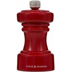 Cole & Mason Hoxton Red Gloss Precision+ mlýnek na sůl 10,4 cm – Zboží Dáma