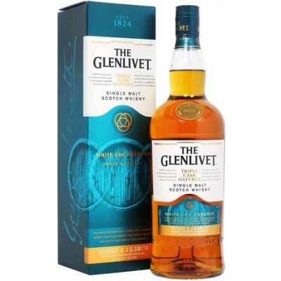 Glenlivet White OAK Triple Cask 40% 1 l (karton) – Hledejceny.cz