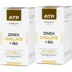 ATP 1+1 Vitality Zinek Chelate + B6 60 tablet – Hledejceny.cz