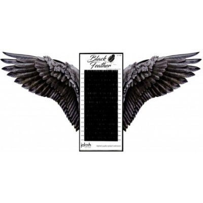 Jolash Řasy Black Feather C 0,10 14 mm – Zboží Mobilmania