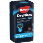 Huggies Dry nites absorpční kalhotky 8-15 let/girls/27-57 kg 9 ks – Hledejceny.cz