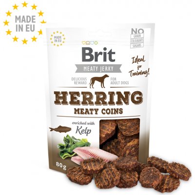 Brit Jerky Herring Meaty Coins 80 g – Hledejceny.cz