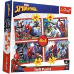 TREFL Hrdinný Spiderman 4v1 35,48,54,70 dílků – Sleviste.cz