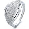 Prsteny Majya Stříbrný prsten RITA zdobený zirkony 10056