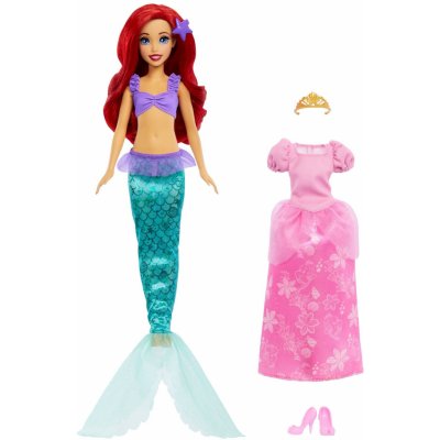 Mattel Disney Princess Ariel s princeznovskými šaty