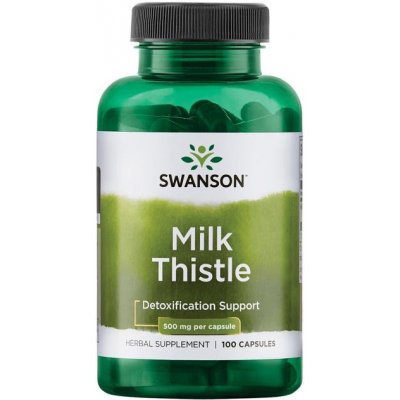 Swanson Ostropestřec Mariánský Milk Thistle 500 mg 100 kapslí