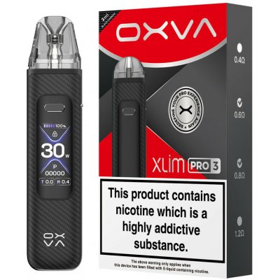 Oxva Xlim Pro 3 pod 1500 mAh Titanium Silk Pro Carbon – Hledejceny.cz