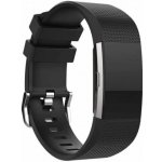 ESES Silikonový řemínek černý velikost L pro Fitbit Charge 2 1530000578