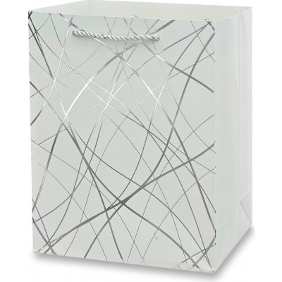 Dárková papírová taška - velikost M, pearl – Zboží Živě