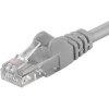 síťový kabel PremiumCord 8592220011949 Patch UTP RJ45-RJ45 level 5e, 50m, šedý