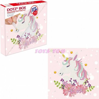 DOTZIES Diamantové malování Zasněný jednorožec – Sleviste.cz