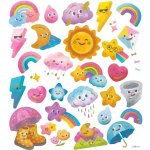 DP Craft Samolepky glitrové - počasí 30 ks – Sleviste.cz