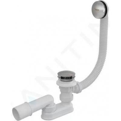 Ravak Odtokové systémy - Vanová odtoková a přepadová souprava, délka 570 mm, ClickClack, chrom, X01377 – Hledejceny.cz