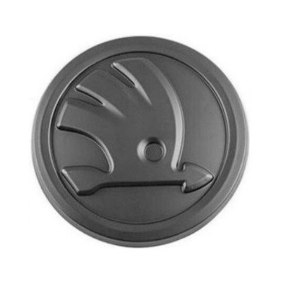 Znak ŠKODA 80mm černá matná 5JD853621 5JD853621A | Zboží Auto