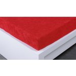 MKLuzkoviny.cz Froté prostěradlo Exclusive tmavě červené 200x220 – Sleviste.cz