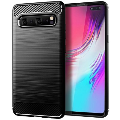 Pouzdro Forcell Carbon Samsung Galaxy S10 černé – Zboží Mobilmania
