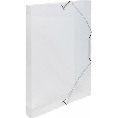 Karton P+P Box, spisy s gumou A4 čirá Lin – Zboží Živě