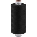 Prima-obchod Nitě polyesterové Aspo 11,4x2 1000m, barva Černá – Zboží Dáma