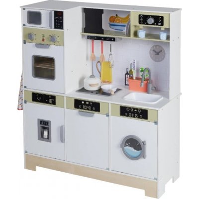 KidLand Dřevěná dětská kuchyňka Deluxe 486020 – Sleviste.cz