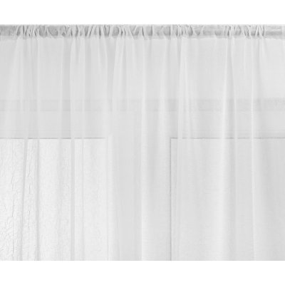 Homede Voálová záclona s tunýlkem KRESZ bílá Rozměr: 280x300 – Zboží Mobilmania