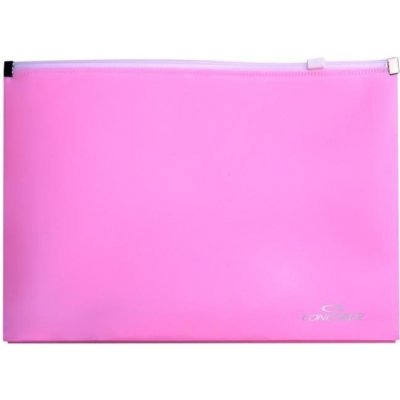 CONCORDE Spisové desky se zipem A5, pastel růžová – Zboží Živě