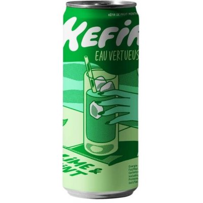 Kefir Eau Vertueuse Bio vodní kefír Limetka a Máta 250 ml – Sleviste.cz