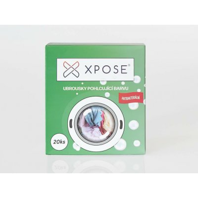 Xpose antibakteriální ubrousky pohlcující barvu 20 ks – Sleviste.cz