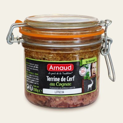 Arnaud Cerf au Cognac Jelení terina s koňakem 280 g – Zboží Dáma