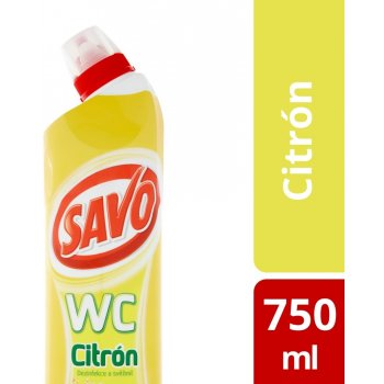 Savo WC tekutý čistící a dezinfekční přípravek Citrón 750 ml