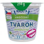 Madeta Jihočeský tvaroh polotučný bez laktózy 250 g – Zbozi.Blesk.cz