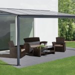 Gutta BW9 hliníková pergola 5,57 x 3,03 m čirá – Zboží Dáma