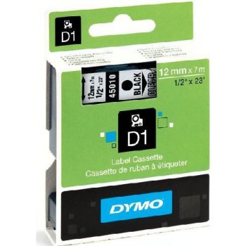 Dymo 45018 černý tisk/žlutý podklad, 7m, 12mm