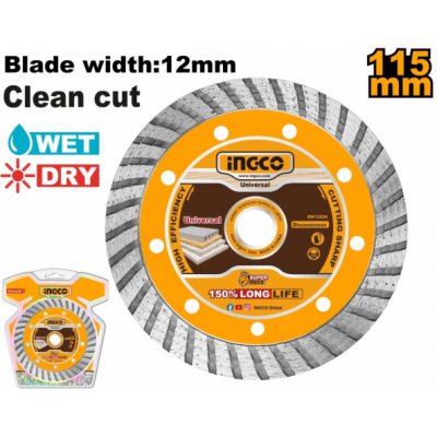 Ingco Kotouč řezný diamantový lamelový 230 x 1 mm DMD032301 – Zboží Dáma