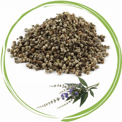 Koňské bylinky Drmek obecný semeno celé Agnus castus semen 1 kg