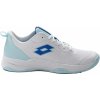 Dámské tenisové boty Lotto Mirage 600 ALR - all white/pacific blue