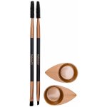 RefectoCil Cosmetic Brush Browista Toolkit štěteček pro aplikaci barvy na obočí 1 ks + štěteček pro přesnou práci s barvou na obočí 1 ks + aplikační misky 2 ks 1 ml – Zboží Mobilmania