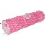 Prolézadlo pro kočky, růžová, pr. 25 cm, 100 cm – Zbozi.Blesk.cz