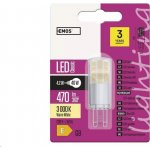 Emos LED žárovka Classic JC G9 4,2 W 40 W 470 lm teplá bílá – Zboží Živě