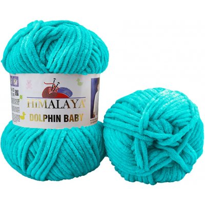 Himalaya příze Dolphin Baby 80386 sytá tyrkysová – Zboží Dáma